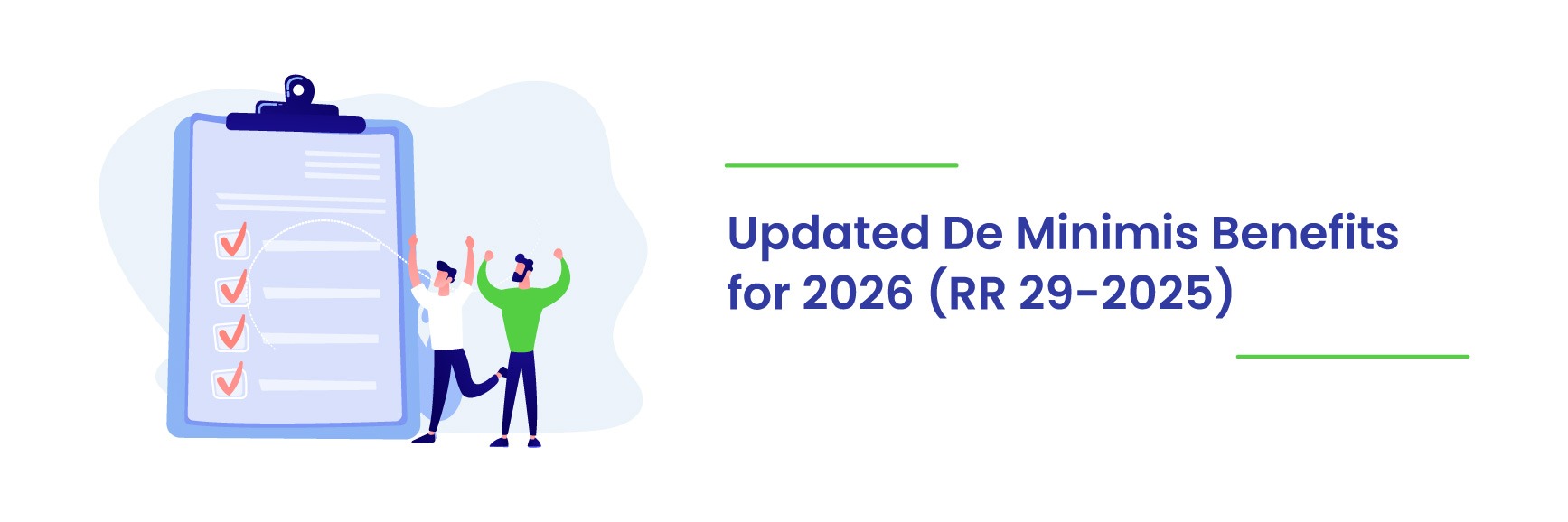 Read more about the article Updated De Minimis Benefits for 2026 (RR 29-2025)