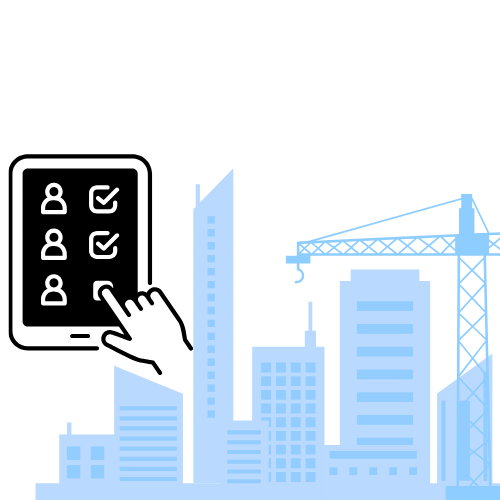 digital attendance system work in construction